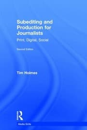 Tapa de Subediting and Production for Journalists
            
                Media Skills Hardcover