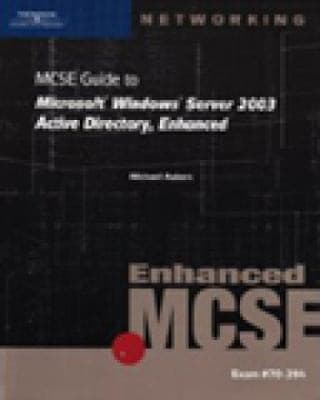 Tapa de MCSE Guide to Microsoft Windows Server 2003
Networking Course Technology