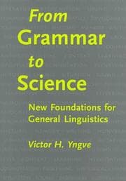 Tapa de From Grammar to Science