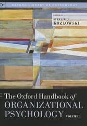 Tapa de The Oxford Handbook of Organizational Psychology Volume 1
            
                Oxford Library of Psychology