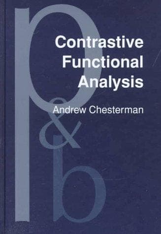 Tapa de Contrastive functional analysis