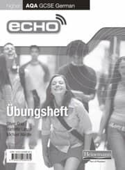 Tapa de Echo AQA GCSE German Higher Workbook 8 Pack