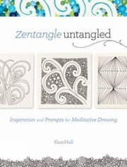 Tapa de Zentangle Untangled Inspiration And Prompts For Meditative Drawing