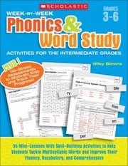 Tapa de Weekbyweek Phonics Word Study Activities For The Intermediate Grades