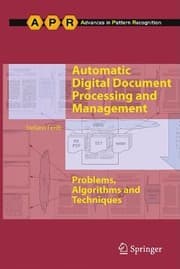 Tapa de Automatic Digital Document Processing And Management Problems Algorithms And Techniques