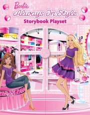 Tapa de Barbie Always in Style Storybook Playset With Flip Book and DoubleSided Play Scene 3 StandUp Dolls Etc
Barbie Readers Digest Childrens Publishing