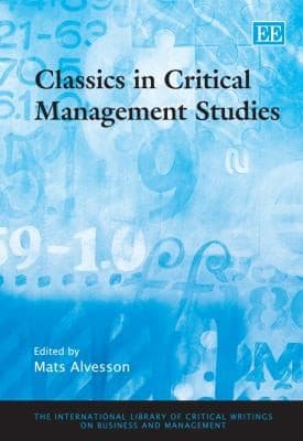 Tapa de Classics In Critical Management Studies