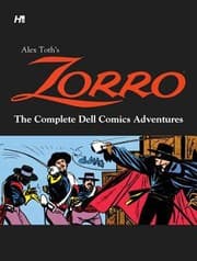 Tapa de Alex Toths Zorro The Complete Dell Comics Adventures