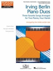 Tapa de Irving Berlin Piano Duos Three Favorite Songs Arranged For Two Pianos Four Hands