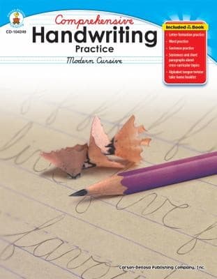 Tapa de Comprehensive Handwriting Practice