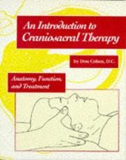 Tapa de An introduction to craniosacral therapy