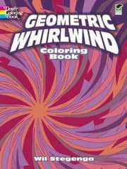 Tapa de Geometric Whirlwind Coloring Book
            
                Dover Coloring Book