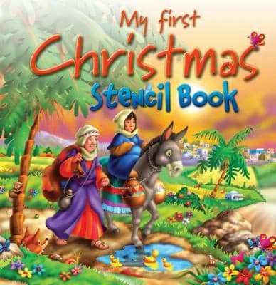 Tapa de My First Christmas Stencil Book