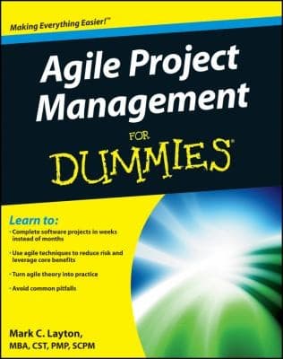 Tapa de Agile Project Management For Dummies