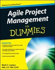 Tapa de Agile Project Management For Dummies