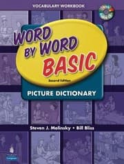 Tapa de Word By Word Basic Picture Dictionary Vocabulary Workbook
