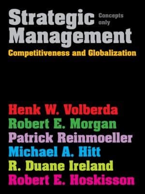 Tapa de Strategic Management Competitiveness Globalization Concepts