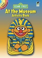 Tapa de Sesame Street At The Museum Activity Book