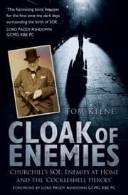 Tapa de Cloak Of Enemies Churchills Soe Enemies At Home And The Cockleshell Heroes