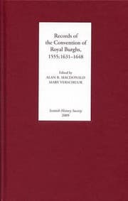 Tapa de Records Of The Convention Of Royal Burghs 1555 16311648