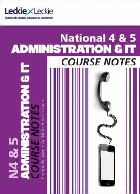 Tapa de National 45 Administration and IT Course Notes
