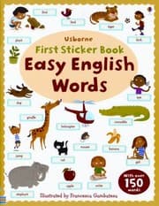 Tapa de Easy English Words
            
                Usborne First Sticker Books