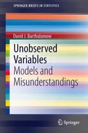 Tapa de Unobserved Variables
            
                Springerbriefs in Statistics