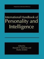 Tapa de International Handbook of Personality and Intelligence
            
                Perspectives on Individual Differences