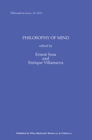 Tapa de Philosophical Issues Philosophy of Mind
Philosophical Issues A Supplement to Nous
