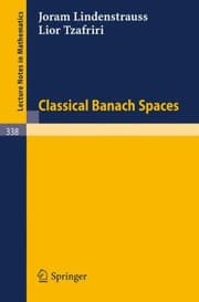 Tapa de Classical Banach Spaces
            
                Lecture Notes in Mathematics