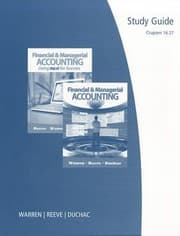Tapa de Financial and Managerial Accounting or Financial and Managerial Accounting Using Excel for Success Chapters 1627