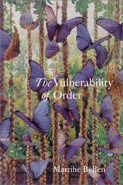 Tapa de The vulnerability of order