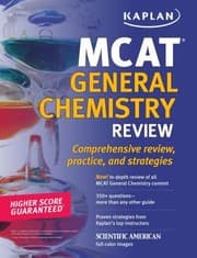 Tapa de Kaplan MCAT General Chemistry Review
Kaplan MCAT General Chemistry