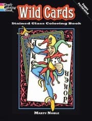 Tapa de Wild Cards Stained Glass Coloring Book