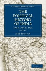 Tapa de The Political History Of India From 1784 To 1823