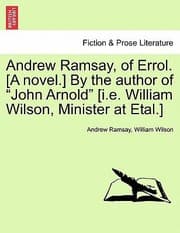 Tapa de Andrew Ramsay Of Errol A Novel By The Author Of John Arnold Ie