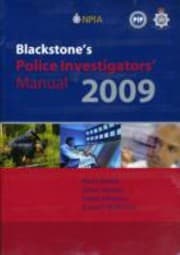 Tapa de Blackstones Police Investigators Manual With Workbook