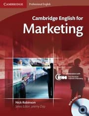 Tapa de Cambridge English For Marketing Students Book
