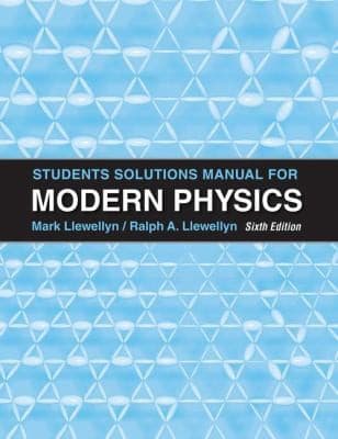 Tapa de Student Solutions Manual for Modern Physics
