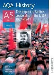Tapa de AQA History as Unit 2 the Impact of Stalins Leadership in the USSR