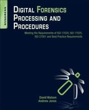 Tapa de Digital Forensics Processing and Procedures