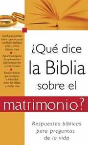 Tapa de Que Dice la Biblia Sobre el Matrimonio  What the Bible Says about Marriage
            
                Que Hace la Biblia Dice