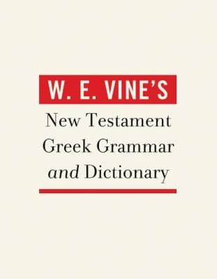 Tapa de We Vines New Testament Greek Grammar And Dictionary