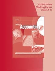 Tapa de Working Papers Chapters 110 for GilbertsonLehmanPassalacquaRoss Century 21 Accounting