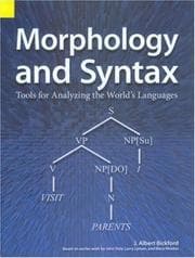 Tapa de Tools for analyzing the world's languages