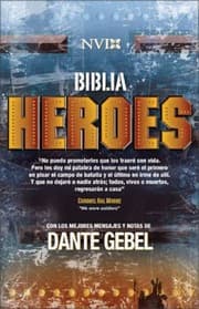 Tapa de Biblia Heroes Con Dante GebelNVI
