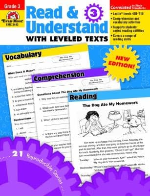 Tapa de Read  Understand with Leveled Texts Grade 3
            
                Read  Understand with Leveled Texts
