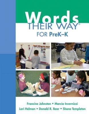 Tapa de Words Their Way for PreK