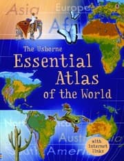 Tapa de The Usborne Essential Atlas of the World
            
                Usborne InternetLinked Childrens World Atlas