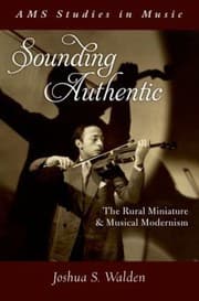 Tapa de Sounding Authentic
            
                AMS Studies in Music